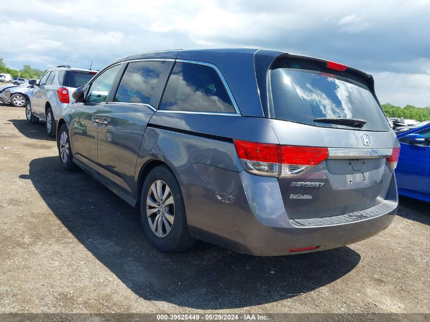 2014 Honda Odyssey Ex-L VIN: 5FNRL5H69EB118867 Lot: 39525449