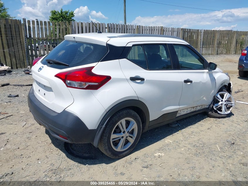 VIN 3N1CP5CU0KL503833 2019 NISSAN KICKS S