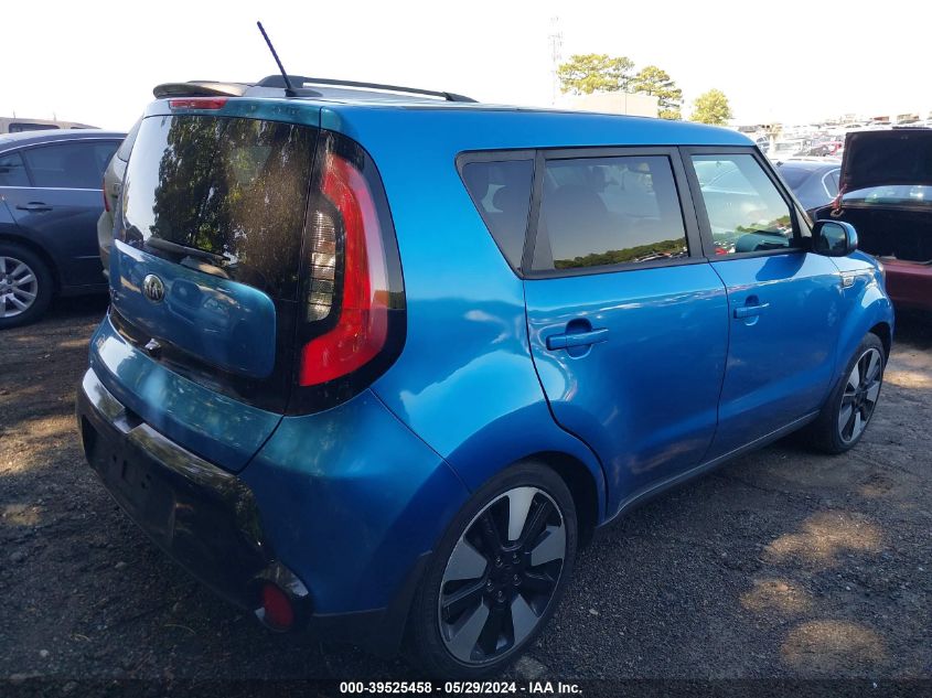 2016 Kia Soul + VIN: KNDJP3A50G7359989 Lot: 39525458