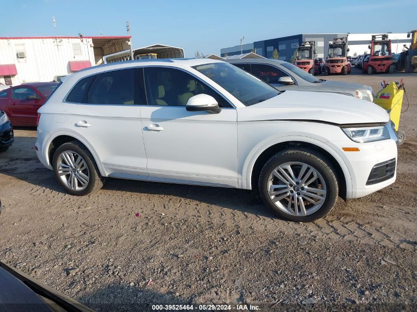 2018 Audi Q5 2.0T Premium/2.0T Tech Premium VIN: WA1BNAFY3J2107492 Lot: 39525464