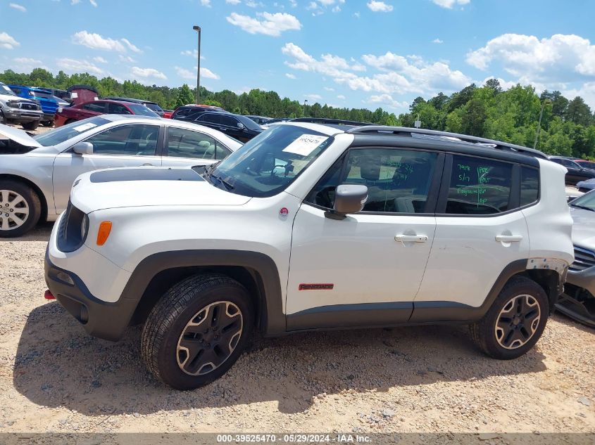2015 Jeep Renegade Trailhawk VIN: ZACCJBCT7FPC25501 Lot: 39525470
