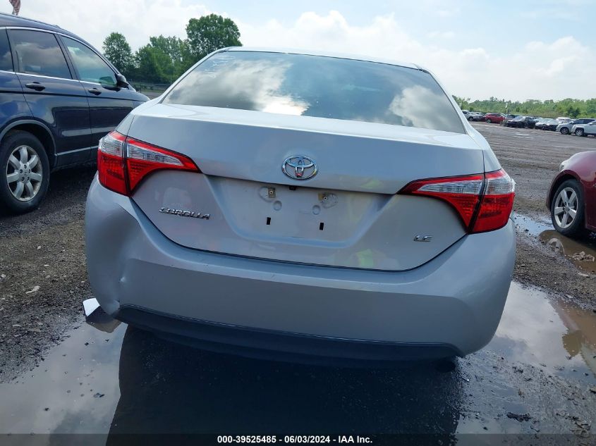 2016 Toyota Corolla Le VIN: 2T1BURHE5GC732318 Lot: 39525485