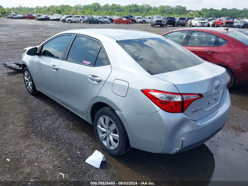 2016 Toyota Corolla Le VIN: 2T1BURHE5GC732318 Lot: 39525485