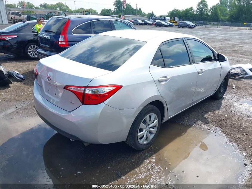 2016 Toyota Corolla Le VIN: 2T1BURHE5GC732318 Lot: 39525485