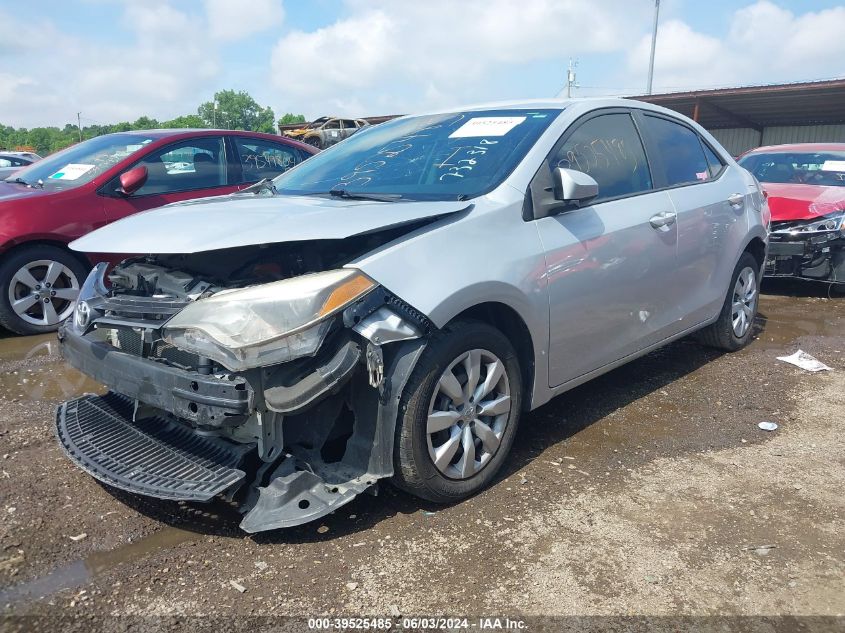 2016 Toyota Corolla Le VIN: 2T1BURHE5GC732318 Lot: 39525485