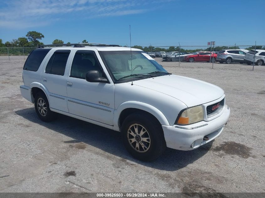 1998 GMC Envoy VIN: 1GKDT13W8W2955824 Lot: 39525503