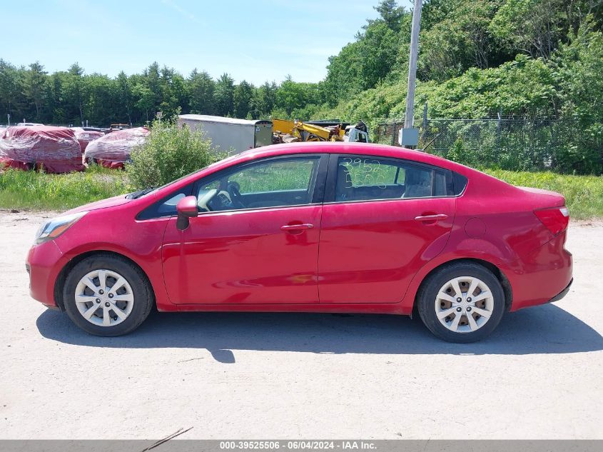 2013 Kia Rio Lx VIN: KNADM4A34D6219775 Lot: 39525506