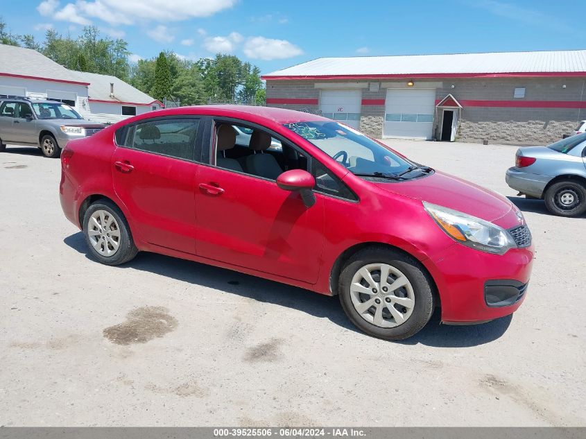 2013 Kia Rio Lx VIN: KNADM4A34D6219775 Lot: 39525506