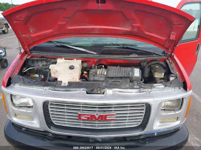 2002 GMC Savana Standard VIN: 1GKFG15M221234133 Lot: 39525517