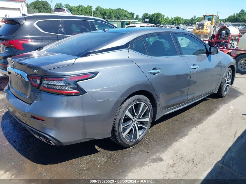 2021 Nissan Maxima Sv Xtronic Cvt VIN: 1N4AA6CV8MC511493 Lot: 39525529