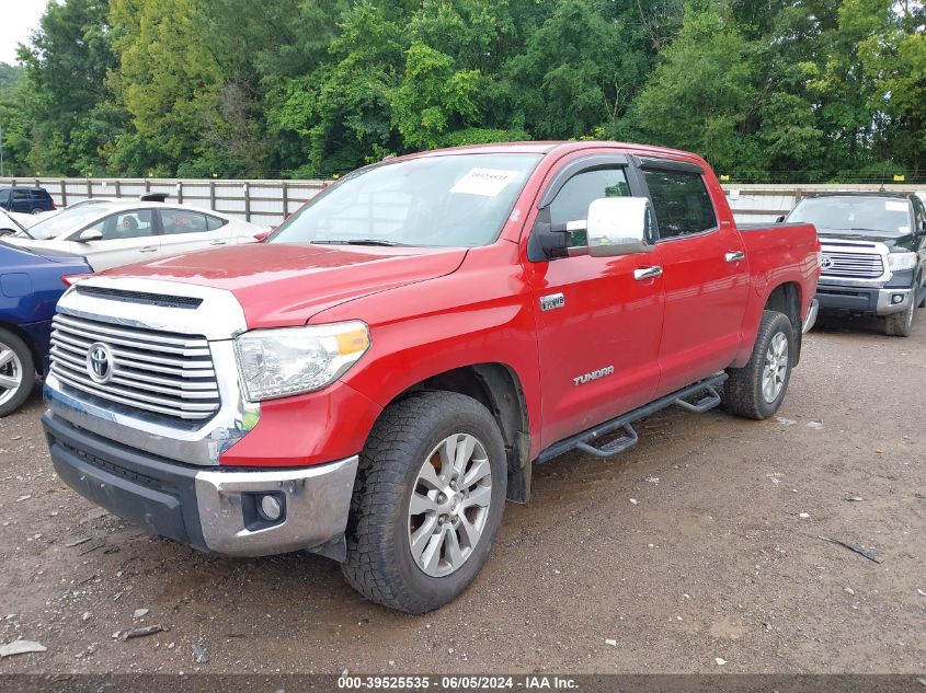 2014 Toyota Tundra Limited 5.7L V8 VIN: 5TFHW5F17EX332238 Lot: 39525535