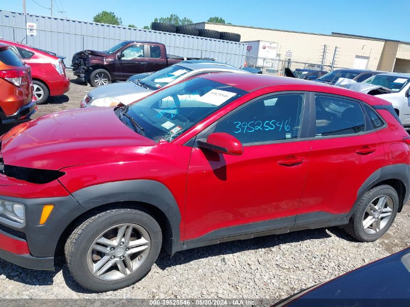 2019 Hyundai Kona Se VIN: KM8K1CAA4KU278809 Lot: 39525546