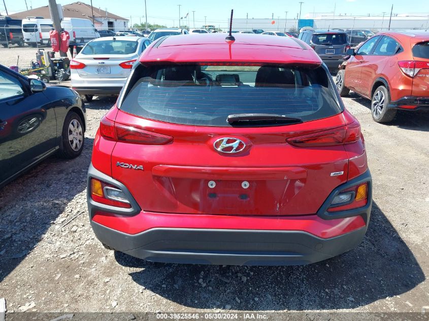 2019 Hyundai Kona Se VIN: KM8K1CAA4KU278809 Lot: 39525546