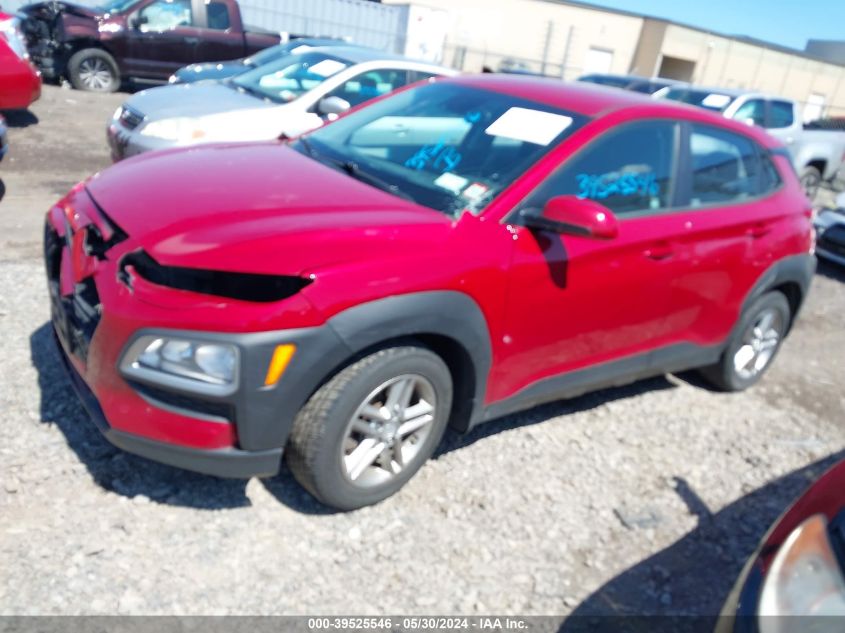 2019 Hyundai Kona Se VIN: KM8K1CAA4KU278809 Lot: 39525546