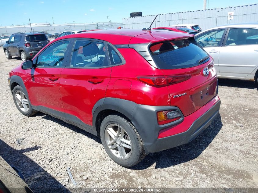 2019 Hyundai Kona Se VIN: KM8K1CAA4KU278809 Lot: 39525546