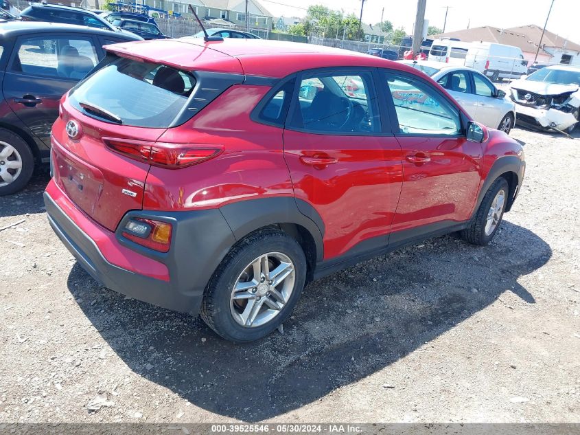 2019 Hyundai Kona Se VIN: KM8K1CAA4KU278809 Lot: 39525546