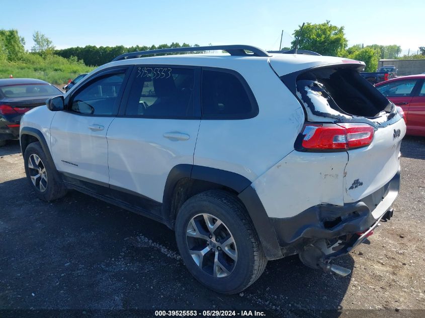 2016 Jeep Cherokee Trailhawk VIN: 1C4PJMBS2GW104353 Lot: 39525553