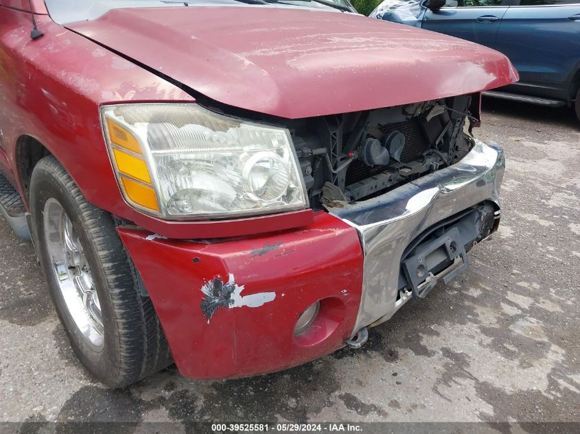 2006 Nissan Titan Le VIN: 1N6BA07A16N503999 Lot: 39525581