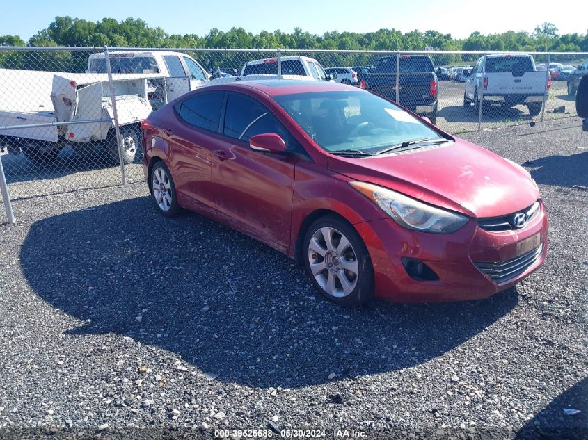 2013 Hyundai Elantra Limited VIN: 5NPDH4AE4DH424480 Lot: 39525588