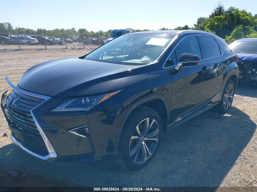 2016 Lexus Rx 450H VIN: 2T2BGMCA8GC008150 Lot: 39525624