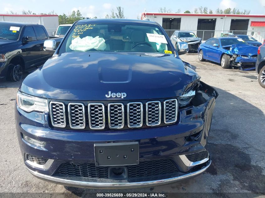 2018 Jeep Grand Cherokee Summit 4X4 VIN: 1C4RJFJG0JC390889 Lot: 39525659
