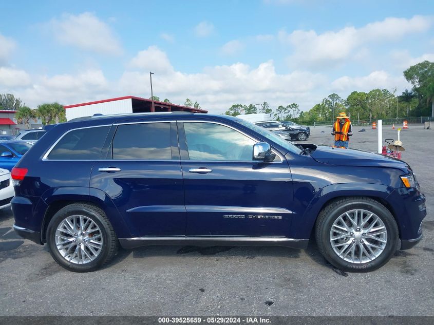 2018 Jeep Grand Cherokee Summit 4X4 VIN: 1C4RJFJG0JC390889 Lot: 39525659