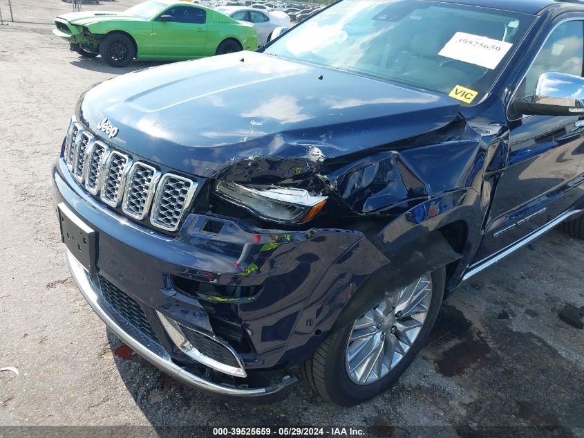 2018 Jeep Grand Cherokee Summit 4X4 VIN: 1C4RJFJG0JC390889 Lot: 39525659
