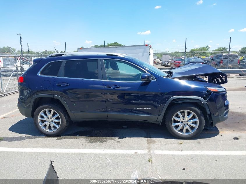 2015 Jeep Cherokee Limited VIN: 1C4PJMDSXFW563366 Lot: 39525671