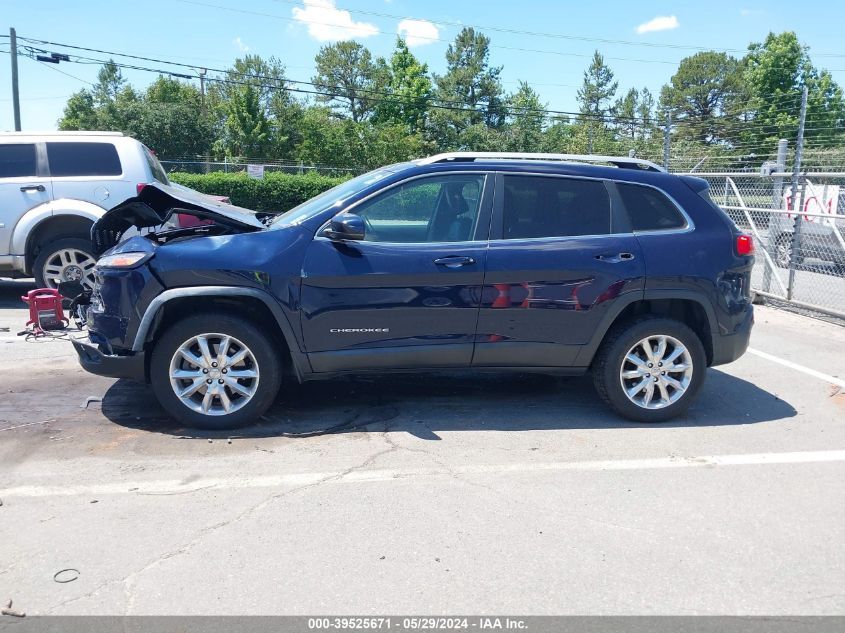 2015 Jeep Cherokee Limited VIN: 1C4PJMDSXFW563366 Lot: 39525671