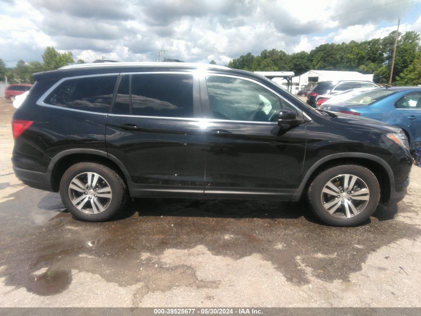 2016 Honda Pilot Ex-L VIN: 5FNYF6H50GB114712 Lot: 39525677