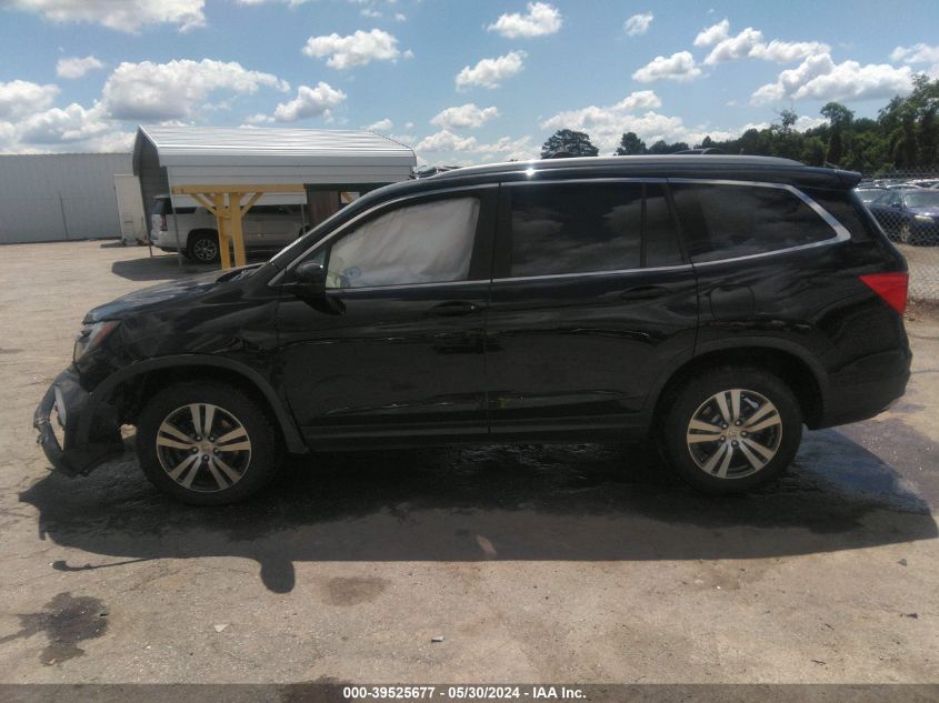2016 Honda Pilot Ex-L VIN: 5FNYF6H50GB114712 Lot: 39525677