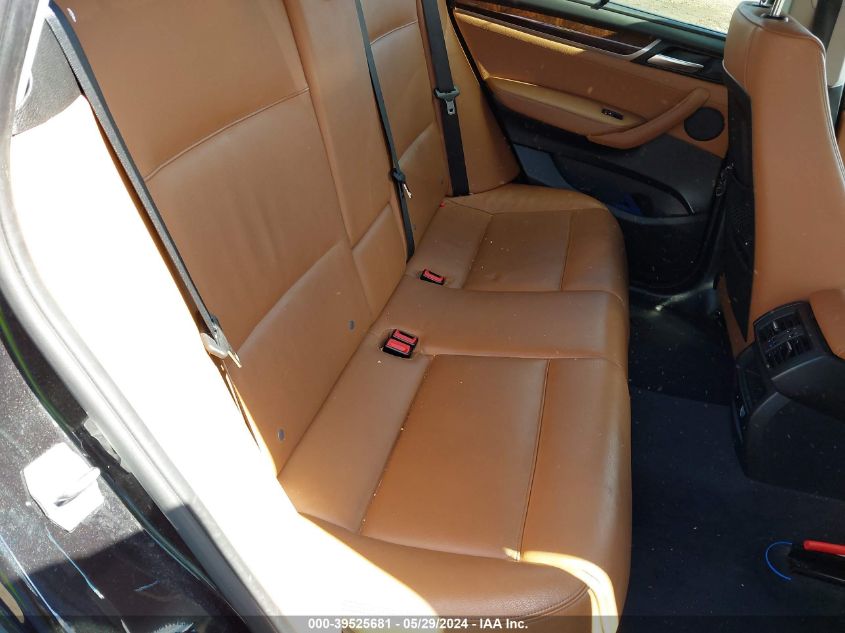 2017 BMW X3 xDrive28I VIN: 5UXWX9C50H0T06109 Lot: 39525681