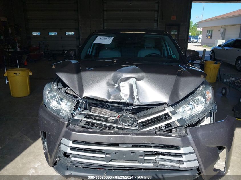 2018 Toyota Highlander Le Plus VIN: 5TDBZRFH2JS854230 Lot: 39525693
