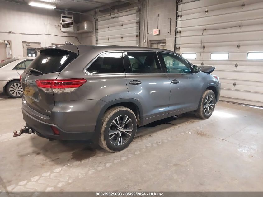 2018 Toyota Highlander Le Plus VIN: 5TDBZRFH2JS854230 Lot: 39525693