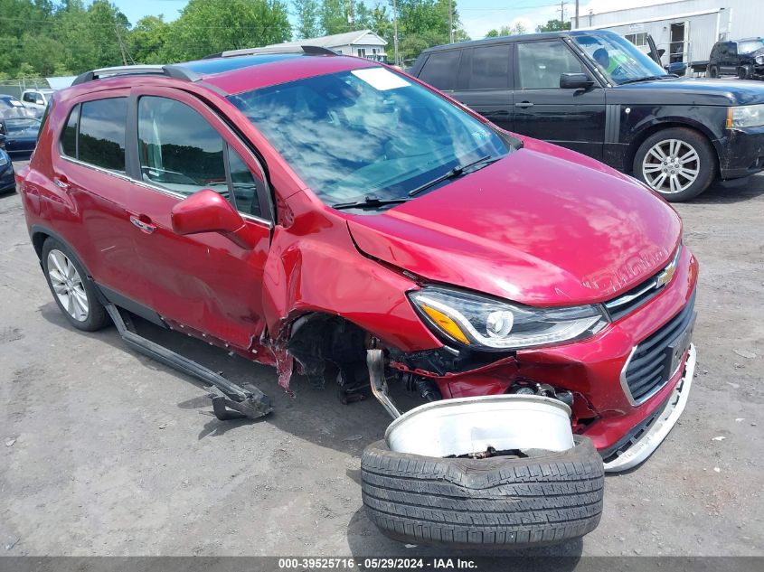 2019 Chevrolet Trax Premier VIN: 3GNCJRSB3KL255834 Lot: 39525716