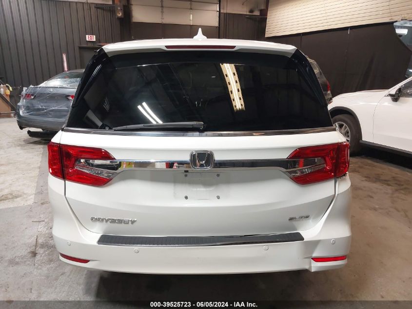 2018 Honda Odyssey Elite VIN: 5FNRL6H91JB086507 Lot: 39525723