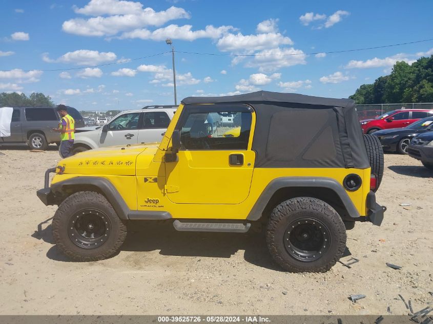 2003 Jeep Wrangler X VIN: 1J4FA39SX3P374375 Lot: 39525726