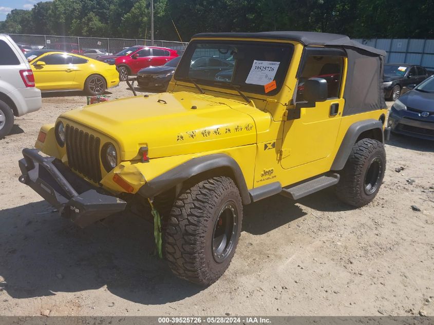 2003 Jeep Wrangler X VIN: 1J4FA39SX3P374375 Lot: 39525726