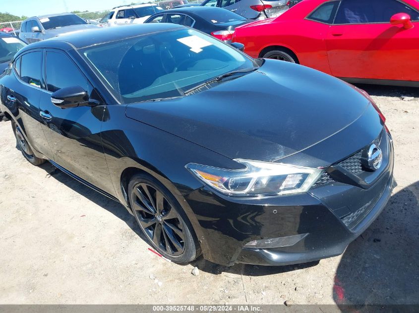 2018 Nissan Maxima 3.5 Sr VIN: 1N4AA6AP4JC383849 Lot: 39525748