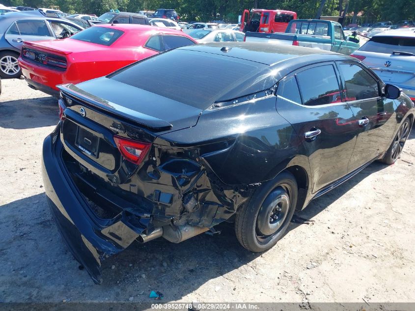 2018 Nissan Maxima 3.5 Sr VIN: 1N4AA6AP4JC383849 Lot: 39525748