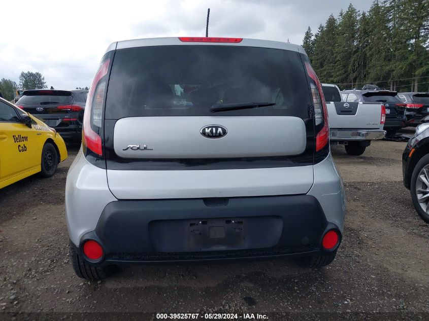 2015 Kia Soul + VIN: KNDJP3A51F7787696 Lot: 39525767