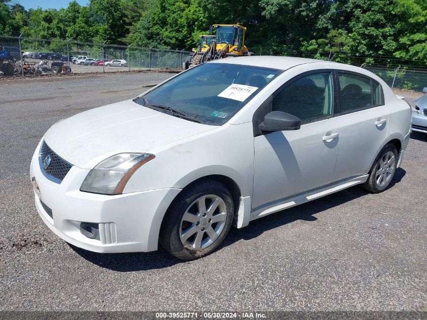 2010 Nissan Sentra 2.0Sr VIN: 3N1AB6AP3AL620796 Lot: 39525771