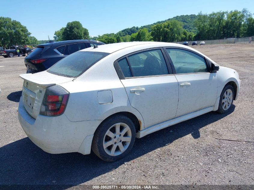 2010 Nissan Sentra 2.0Sr VIN: 3N1AB6AP3AL620796 Lot: 39525771