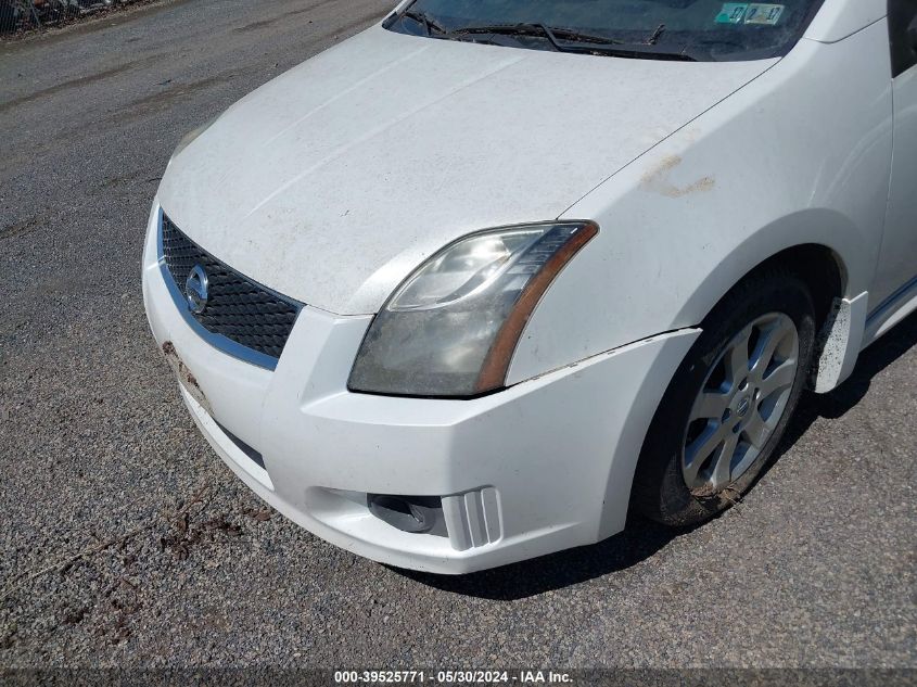 2010 Nissan Sentra 2.0Sr VIN: 3N1AB6AP3AL620796 Lot: 39525771