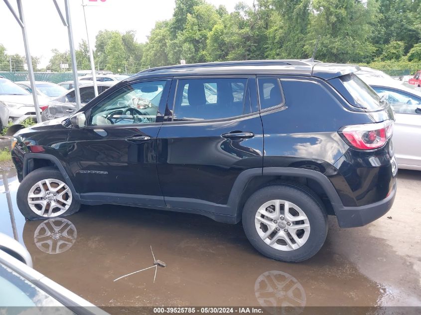 2018 Jeep Compass Sport 4X4 VIN: 3C4NJDAB4JT484303 Lot: 39525785