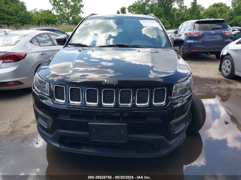 2018 Jeep Compass Sport 4X4 VIN: 3C4NJDAB4JT484303 Lot: 39525785
