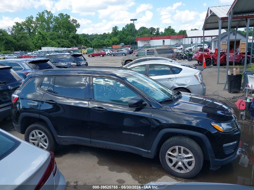 2018 Jeep Compass Sport 4X4 VIN: 3C4NJDAB4JT484303 Lot: 39525785