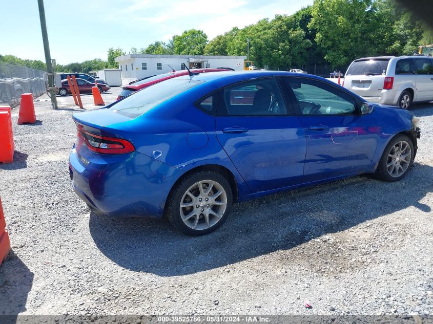 2013 Dodge Dart Rallye VIN: 1C3CDFBA8DD143131 Lot: 39525786