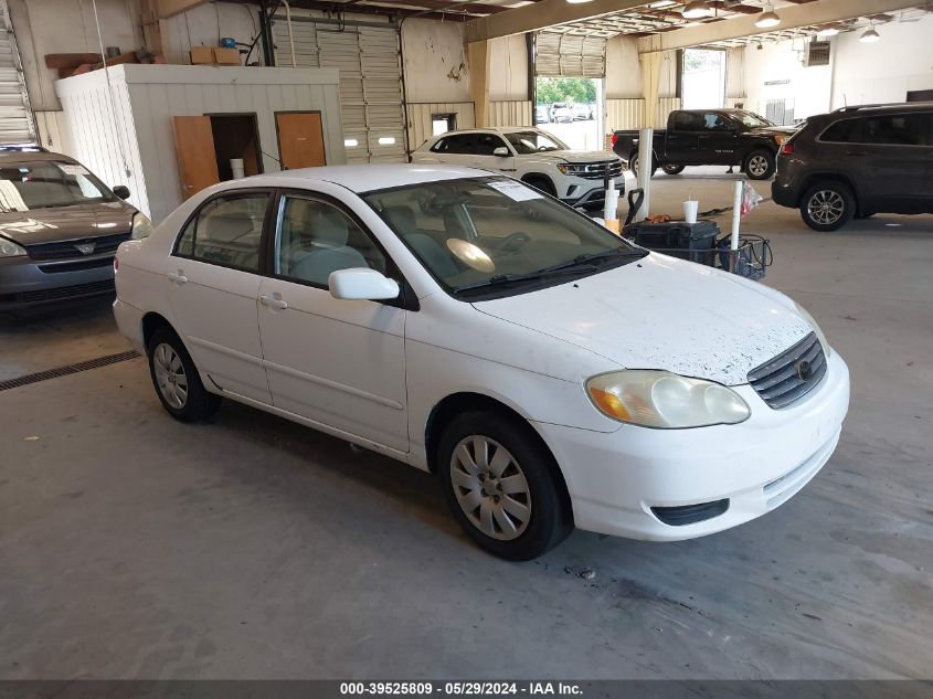 2003 Toyota Corolla Ce/Le/S VIN: 1NXBR32E63Z048569 Lot: 39525809