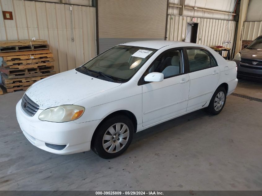 2003 Toyota Corolla Ce/Le/S VIN: 1NXBR32E63Z048569 Lot: 39525809